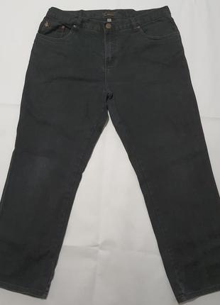 Класичні чорні джинси. пот 49+2