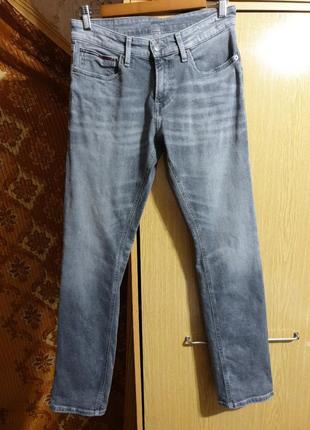 Брендовые стрейчевые джинсы tommy hilfiger