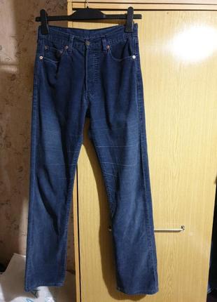 Брендовые вельветовые джинсы levi's 551