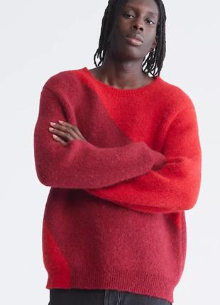 Толстый свитер альпака шерсть Calvin Klein Размер L-XL оверсай...