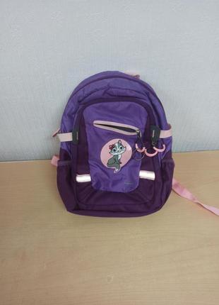 Рюкзак дошкольный schneiders kids backpack cat, для девочки