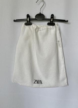 Zara пловник белый чехол для сумки обуви органайзер 35х40 см