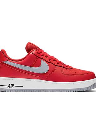 Красные кроссовки nike air force 1 low university