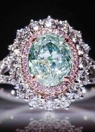 Шикарное кольцо с камнями перстень 20 р