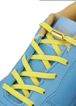 Шнурки для обуви эластичные с фиксатором, антишнурки с фиксато...