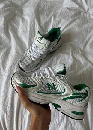 Жіночі кросівки new balance 530 white/green