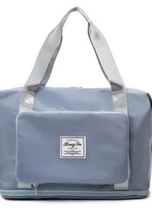 Дорожная сумка для путешествий для ручной клади голубой цвет 4...