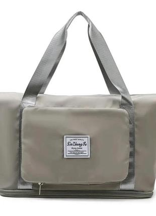 Дорожная сумка для путешествий для ручной клади серый цвет 42*...