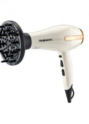 Фен для сушки волос Promotec PM-2305 3000W с диффузором