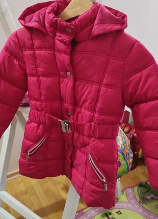 Курточка малинова подовжена palomino куртка зима
