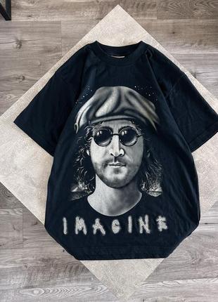 Винтажная футболка john lennon "imagine"