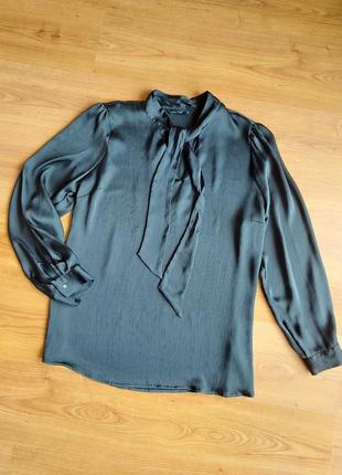 Блуза блузка черного цвета большой размер, размер 20