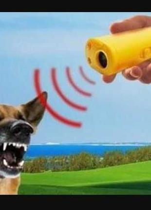 Отпугиватель от собак с батарейкой Super Ultrasonic 150 dB БЕЗ...