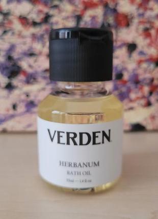 Масло для ванны купания verden herbanum