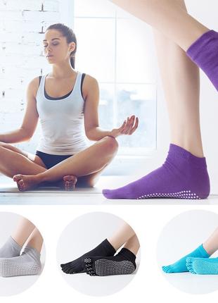 Профессиональные женские носки для йоги с пятью пальцами