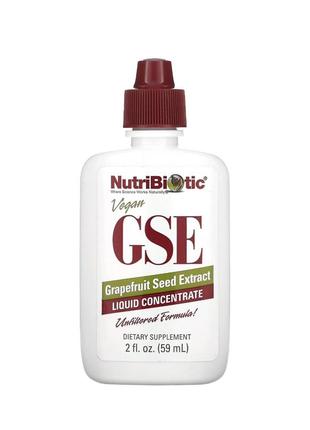 Nutribiotic веганський екстракт насіння грейпфрута gse, рідкий...