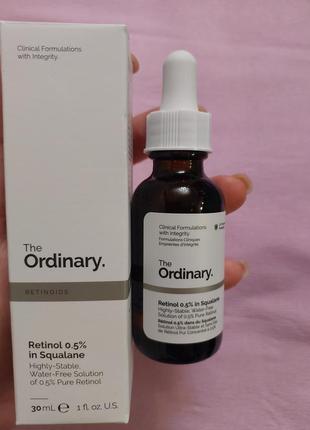 Сыворотка с ретинолом 0.5% в сквалане the ordinary retinol 0.5...