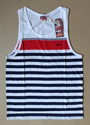 Майка lee cooper yarn dye stripe vest. нова, оригінал