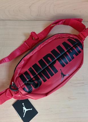 Сумка бананка jordan jumpman crossbody. новая оригинал