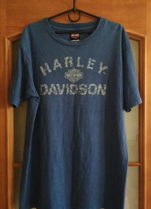 Мужская футболка harley-davidson pompano beach, fl (l-xl) ориг...