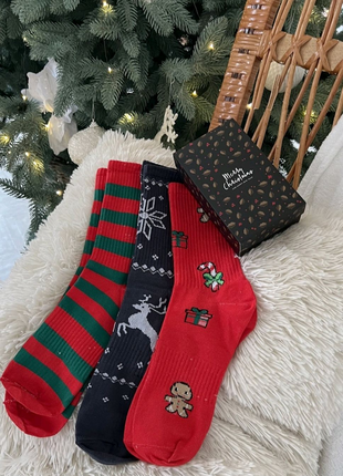 Шкарпетки новорічні подарункові