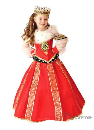 Детский карнавальный костюм Королева Бургундская Код. 620 30 н...