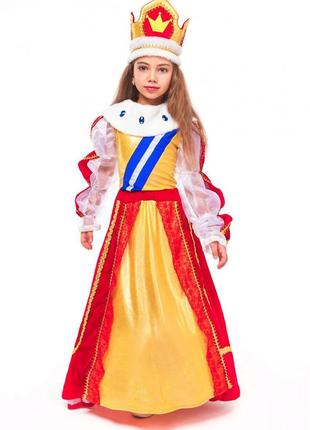 Детский карнавальный костюм для девочки Королева «Элизабет» 11...