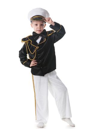 Детский карнавальный костюм для мальчика «Капитан» 120-130 см,...