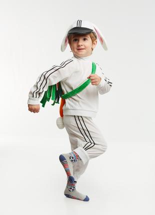 Зая «Спортсмен» карнавальный костюм для малыша на рост 100-110 см