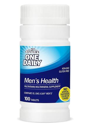 Витамины и минералы 21st Century One Daily Men's Health, 100 т...
