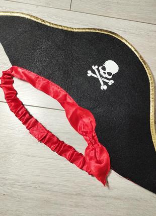 Шляпа пирата пират скелет