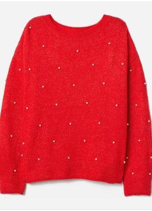 Гарний светр із намистинами h&amp;m