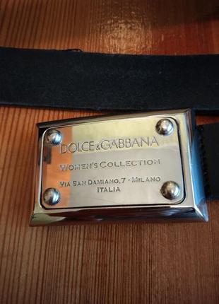 Винтажный кожаный ремень dolce gabbana, оригинал.