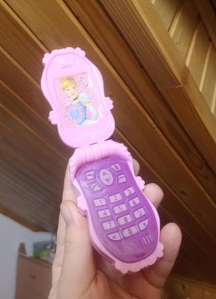 Игрушечный детский телефон попляшки