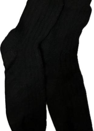 Носки черные мужские теплые, размер 44-46