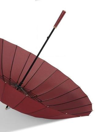 Зонт 24 шпицы красный