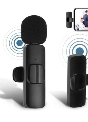 Беспроводной петличный микрофон для iPhone и iPad