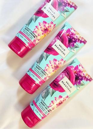 Крем для тіла bath&body works Hello beautiful оригінал