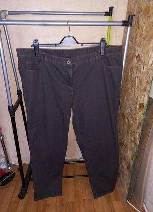 Мега шикарные джинсы высокая посадка 58 размер samoon