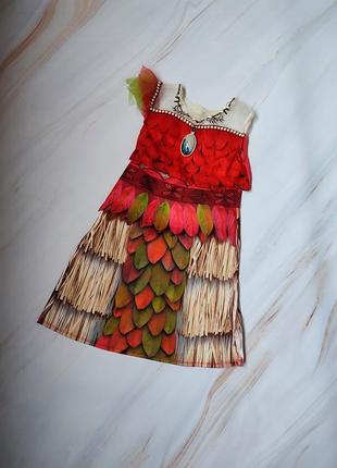 Платье моана 5-6 лет