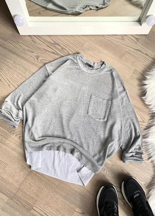 Джемпер свитер-рубашка
