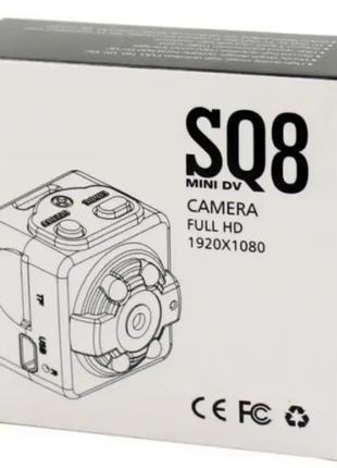 Мини камера SQ8 Видеокамера с датчикм движение и ночным видением