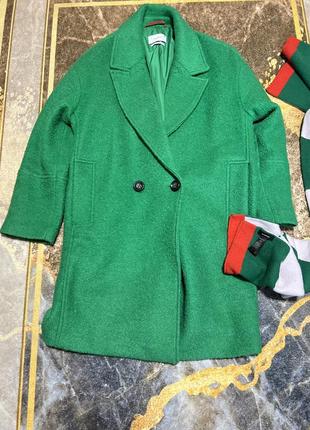 Классное и стильное пальто и шарф в подарок от reserved 44-48р