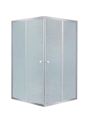 Lidz 4мм стеклянная дверь матовая Frost WAWEL SC90x90.LOW.FR