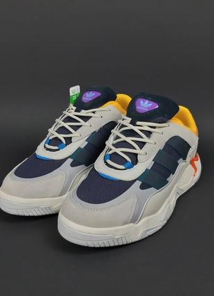 Зимові кросівки adidas niteball ii кольорові