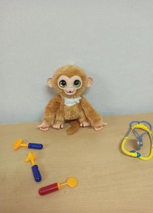 Интерактивная игрушка furreal friends обезьянка занды у доктора