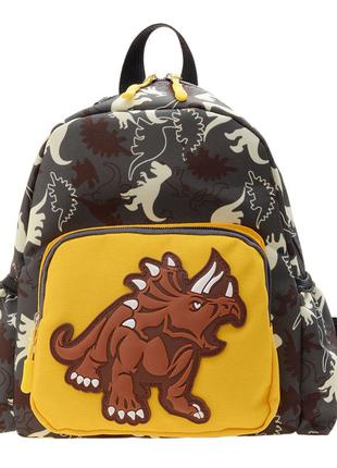 Дошкільний дитячий рюкзак з динозавром з міцної тканини оксфорд