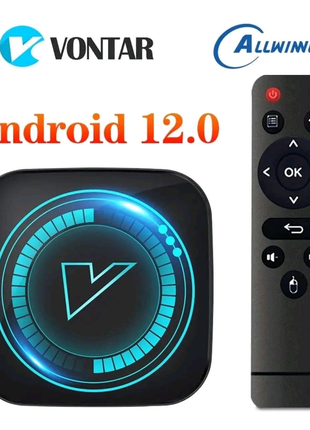 Смарт ТВ приставка VONTAR H618 8K 4/64 Android 12 Smart TV