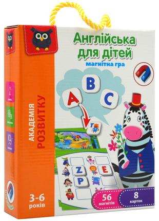 Гра розвиваюча Vladi Toys магнітна Англійська для дітей (VT541...