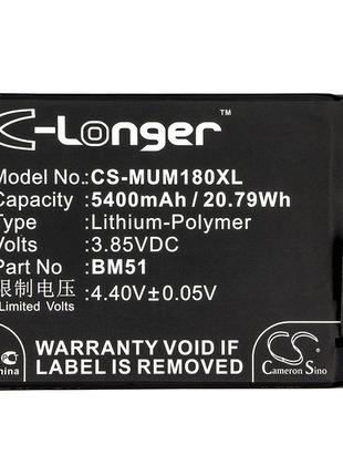 Аккумулятор Xiaomi Mi Max 3 BM51 5400mAh CS-MUM180XL Cameron Sino